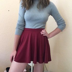 Red Skater Skirt